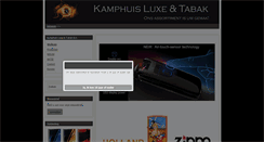 Desktop Screenshot of luxe-tabak.nl
